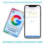 Automatic Google Reviews NFC Card