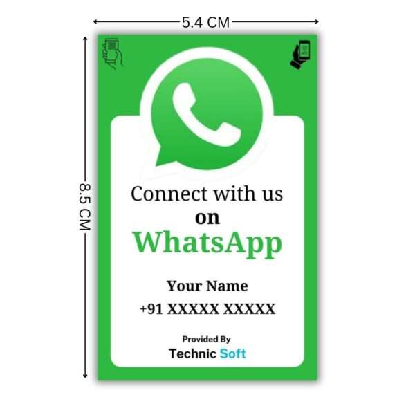 WhatsApp Connect NFC Card - WA-NFC-03