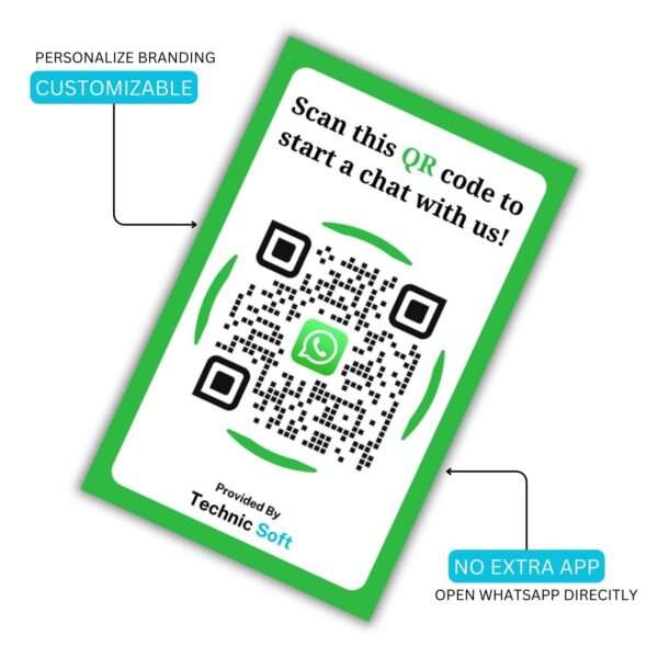 WhatsApp Connect NFC Card - WA-NFC-03