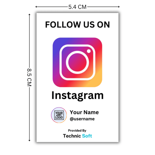 Instagram Connect NFC Card - IG-NFC-01