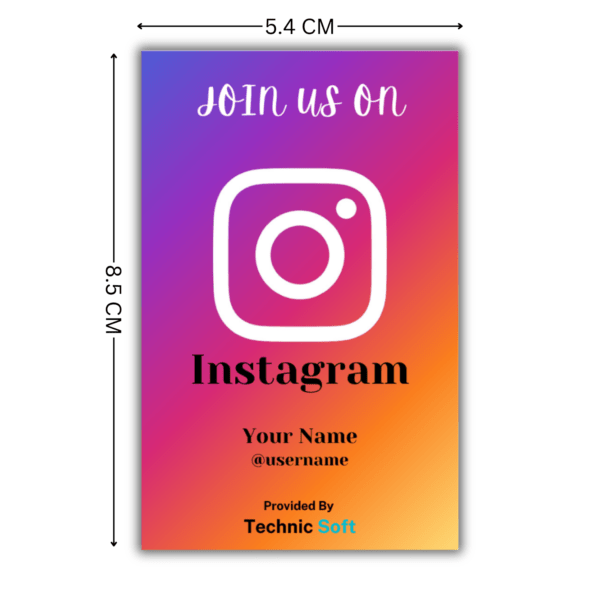 Instagram Connect NFC Card - IG-NFC-02