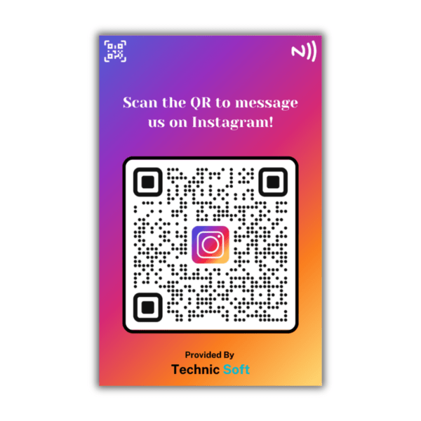 Instagram Connect NFC Card - IG-NFC-02