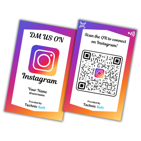 Instagram Connect NFC Card - IG-NFC-04