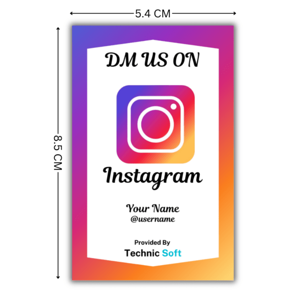 Instagram Connect NFC Card - IG-NFC-04