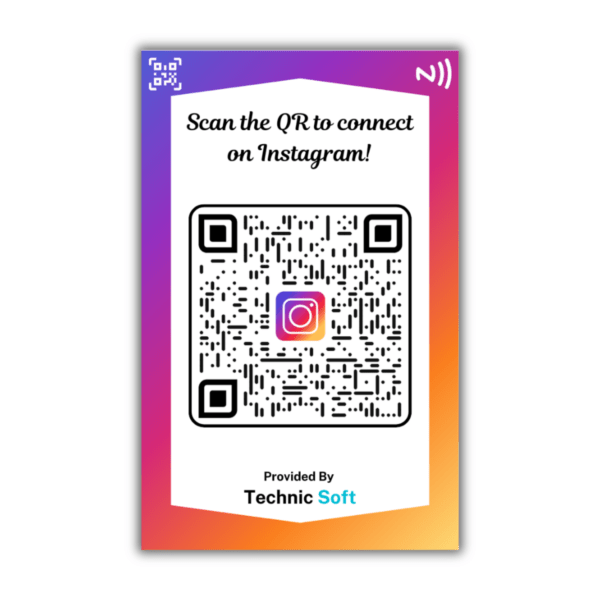 Instagram Connect NFC Card - IG-NFC-04